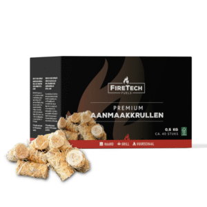 FireTech Aanmaakkrullen 500 gram ca. 40 stuks